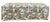 A versatile skirted Parsons bench upholstered in a classic English garden landscape fabric designed by Sharon Kessler. The...