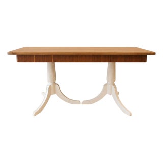 Vintage Teak Dining Table, Spain, 1950s For Sale