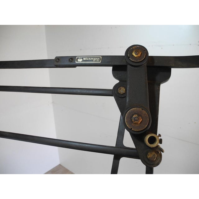Vintage Iron Architects Drawing Table, 1920s For Sale - Image 14 of 18