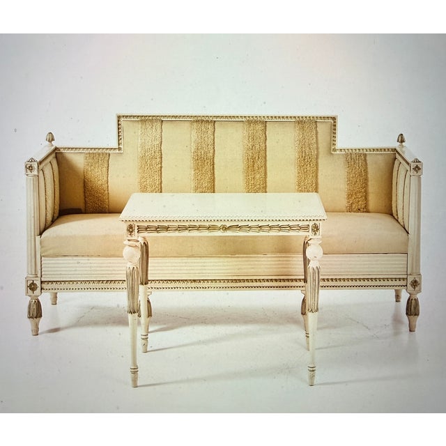 Late 19th Century Swedish Sofa and Table, 1890, Set of 2 For Sale - Image 5 of 8
