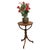 Cherry Wood Tilt-Top Table with Floor Globe Base For Sale - Image 6 of 6