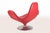 Red Leather Calla Armchair by Stefano Giovannoni for Domodinamica, 1980s For Sale - Image 4 of 7