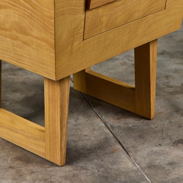 Paul Laszlo Oak Nightstand for Brown Saltman For Sale - Image 14 of 18