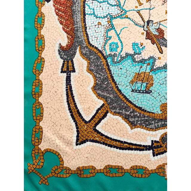 Hermès 1990s Hermès La Provence 1991 Silk Scarf Designed by Grygkar Hugo For Sale - Image 4 of 12