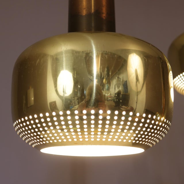 Vl56″ Lamp in Brass by Vilhelm Lauritzen for Louis Poulsen, Denmark, 1950s For Sale - Image 13 of 14