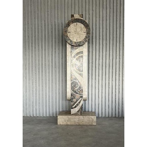 Art Deco Revival Marble Grandfather Clock from Maitland-Smith, 1990s For Sale - Image 12 of 12