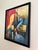 A striking and heavily textured original modern acrylic painting celebrating cubist abstraction and lyrical musical form....
