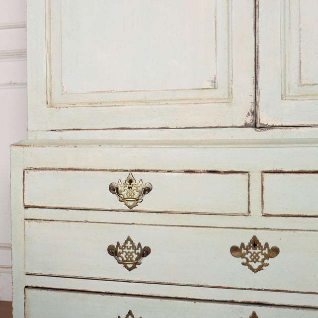 Welsh Painted Hanging Cupboard For Sale - Image 6 of 10