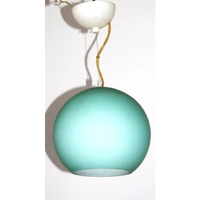 Vintage Murano Glass Ball Ceiling Lamp, 1970s For Sale - Image 4 of 6