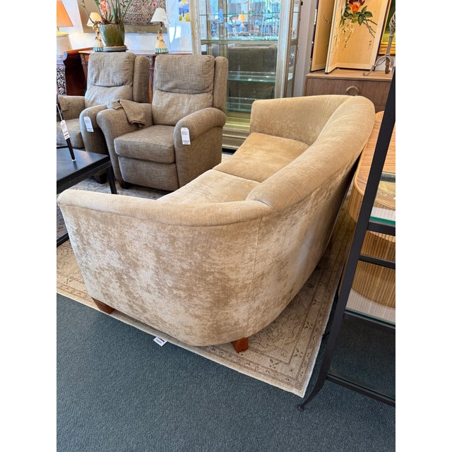 Sunrise Home Barrel Arm Sofa For Sale - Image 4 of 12