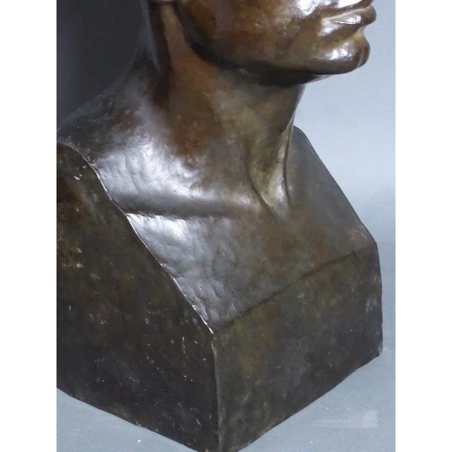 Vintage Bronze Sculpture by Grethe Gyde Petersen For Sale - Image 9 of 13