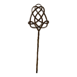 Celtic Design Rattan Rug Beater, Vintage