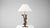 Wood 1900s Italian Wood Carved Table Lamp On Metal Base For Sale - Image 7 of 18