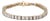 1.70ctw Diamond Tennis Bracelet 14k Yellow Gold 9" 3.8mm For Sale