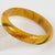 Plastic Bakelite Bracelet Bangle Banana Brown with Carving For Sale - Image 7 of 7