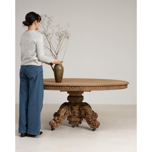 Henri II Oval Center Table, Antique, France, Circa 1880 For Sale - Image 14 of 14