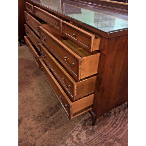 Phenix Furniture Co Mid Century Modern Dresser With Mirror Chairish