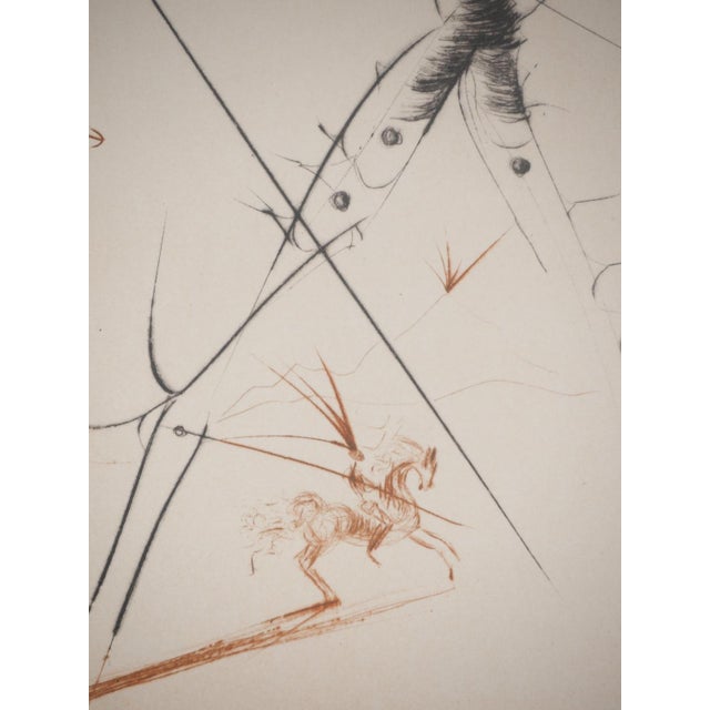 Salvador dali (1904-1989) the little knight original drypoint engraving on aquatint background signed in pencil numbered...