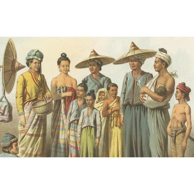 Francis Garnier, Lao and Burmese People, 1873, Lithograph on Paper For Sale - Image 3 of 6
