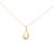 Contemporary Late 20th Century Elsa Peretti for Tiffany & Co 18k Gold Tear Drop Pendant on Chain For Sale - Image 3 of 5
