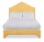 Casa Cosima Clementine Twin Bedframe, Mustard Linen For Sale - Image 4 of 4