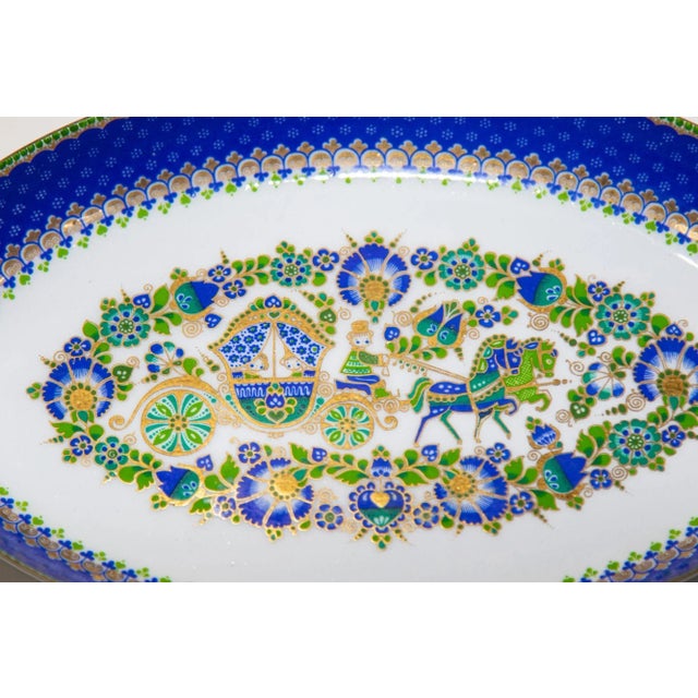 Vintage Steinbock Austrian Enameled Oval Dish For Sale - Image 10 of 13