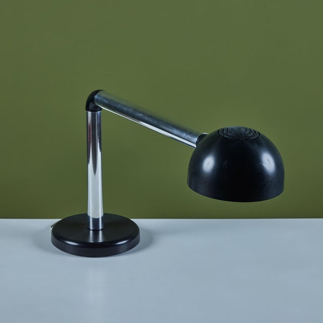 Black 1960s Robert Haussmann Desk Lamp for Swiss Lamps International For Sale - Image 8 of 15