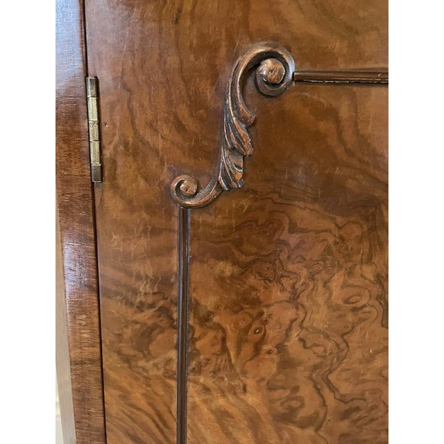 Burr Walnut Cocktail Cabinet, 1920s For Sale - Image 11 of 14