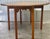 Vintage Wright Table Company English Gateleg Yew Wood Drop Leaf Dining Table For Sale - Image 9 of 9