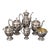 Antique American Gorham Coin Silver Mary Todd Lincoln Tea & Coffee Service, 1861 - 7 Pieces For Sale
