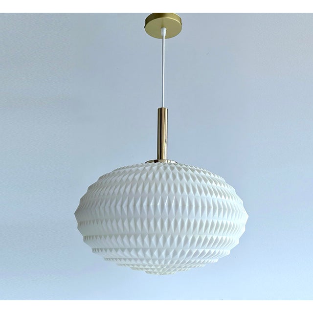 Vintage Scandinavian Cocoon Pendant Light, 1950s For Sale - Image 17 of 17