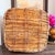 Camel Oversized Gabriella Crespi Style Brass Trim Rattan Storage Basket For Sale - Image 8 of 9
