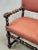 Antique European Renaissance Revival Chairs With Terracotta Linen Upholstery - A Pair For Sale In Denver - Image 6 of 14