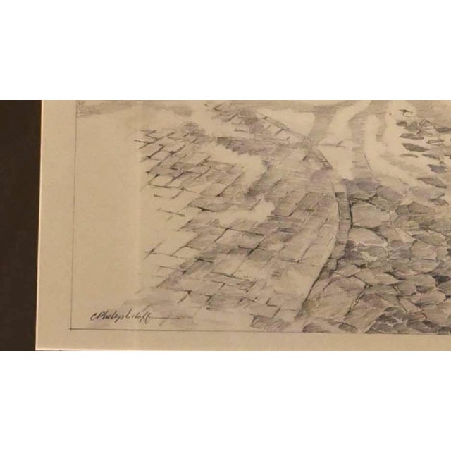 This captivating drawing by C. Phillip Wikoff (American, 1943-2017) measures 23" x 29" and showcases the artist's...