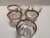 Murano Glass Medici Gold Rim Dessert Bowl Set, 1970s, Set of 6 For Sale - Image 6 of 9
