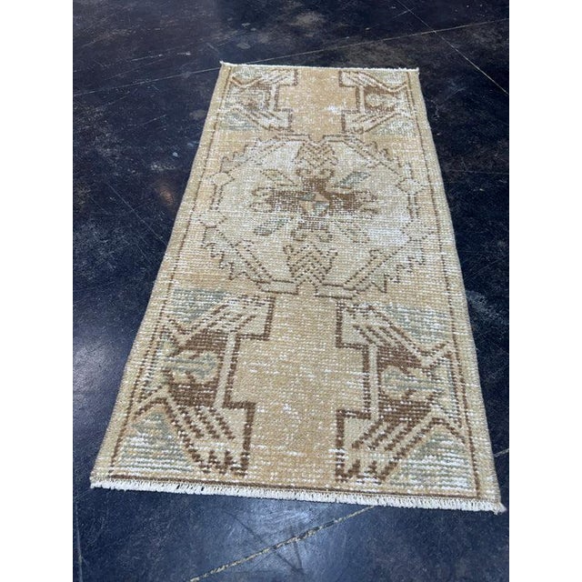 Turkish Yastik Rug 1'5" x 2'11" #23740 Explore a curated collection of hallway runners, wool rugs, and handmade...