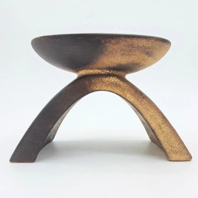 Ceramic Candleholdres by F. Glatzle for Karlsruhe Majolika, 1966 For Sale - Image 6 of 6