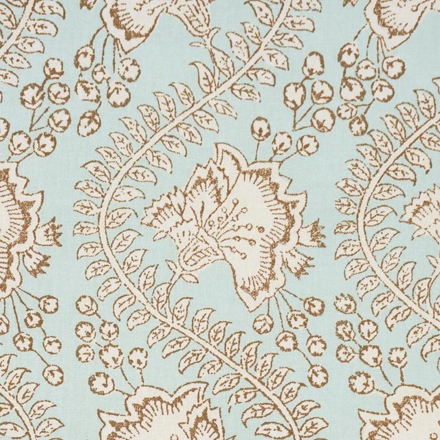 Schumacher Schumacher Tombay Fabric In Mineral For Sale - Image 4 of 4