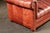 Vintage Burnt-Red Leather Tufted Chesterfield Sofa With Nailhead Trim For Sale - Image 17 of 18