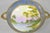 Victorian Early 20th Century Nippon Hand Painted Porcelain Blue Centerpiece Compote Bowl W/ Cottage & Geese For Sale - Image 3 of 18
