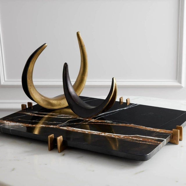 Abstract Arteriors Home Lockhart Tray For Sale - Image 3 of 10