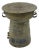 Cast Bronze Rain Drum With Elaborate Detail Patina Finish For Sale