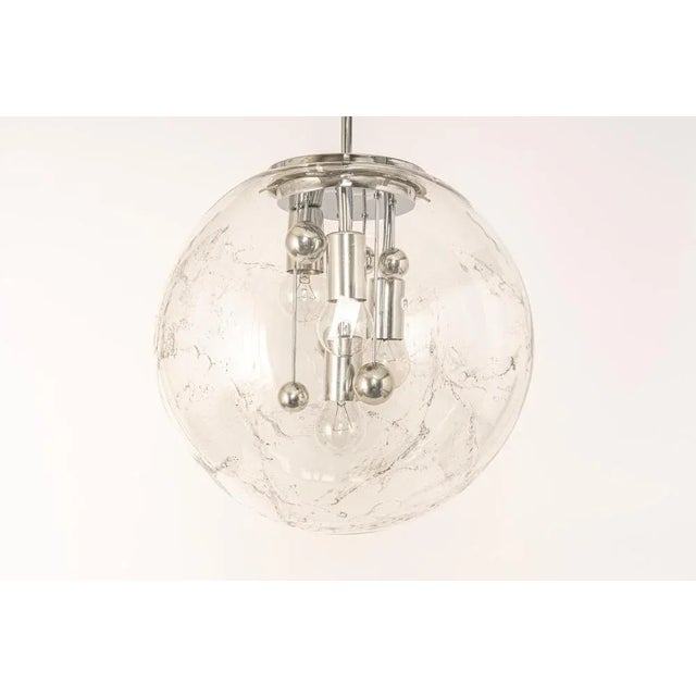 Gold Large Sputnik Big Ball Pendant by Doria, Germany, 1970s For Sale - Image 8 of 13