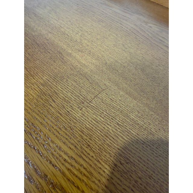 Mid Century Guillerme Et Chambron Style Carved Oak Sideboard For Sale - Image 14 of 15
