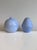 Mid-Century Modern Handmade Light Blue Studio Ceramic Vases from Manufaktur Töpferhof Römhild, Thuringia, Germany, 1970s, Set of 2 For Sale - Image 3 of 15