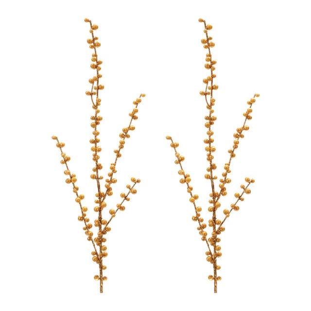 Rustic Ilex Berry Spray (Set of 2) For Sale - Image 3 of 3