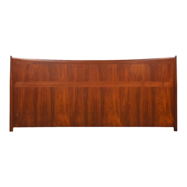 Danish Modern Teak King Headboard Bed Chairish