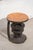 Vintage Black & Copper Tonga Stool For Sale - Image 4 of 4