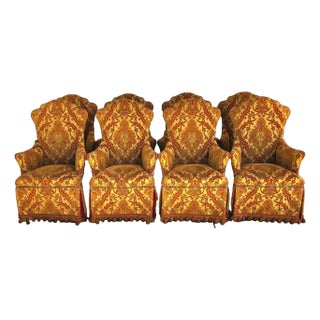 Ferguson Copeland Stately Dining Armchairs Set of 8 For Sale