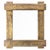 20th Mid-CenturySpanish Wall Mirror Lin aminated Brass & Wrought Iron Frame, 1960s For Sale